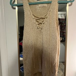 Knit tank top